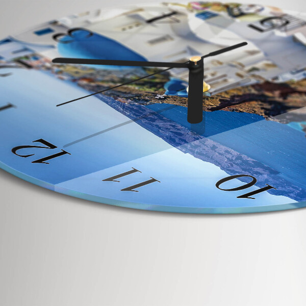 Reloj de pared redondo Santorini