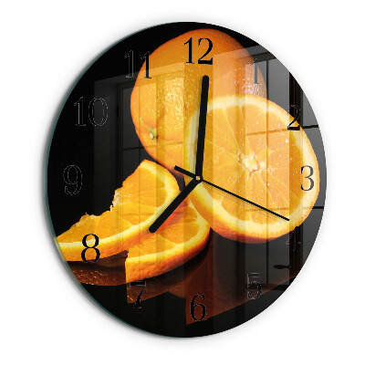Reloj de pared redondo Naranjas