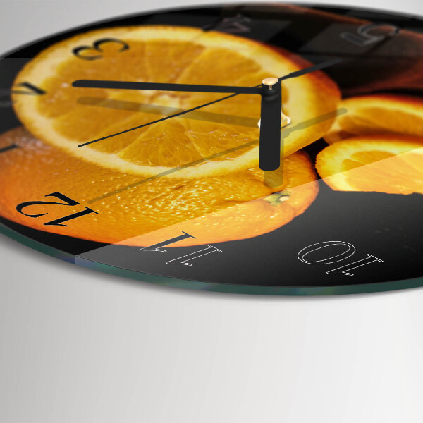 Reloj de pared redondo Naranjas