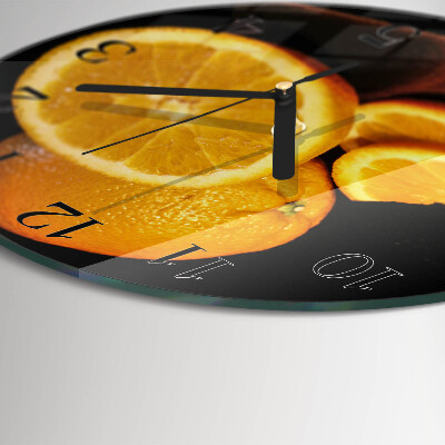Reloj de pared redondo Naranjas