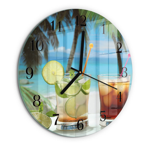 Reloj de pared redondo Cóctel