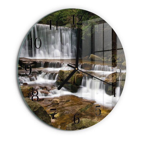 Reloj de pared redondo Cascadas