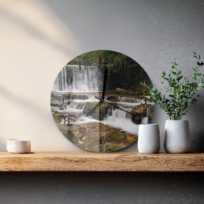 Reloj de pared redondo Cascadas