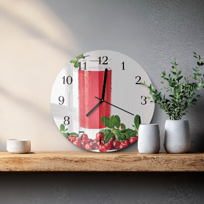 Reloj de pared redondo arándanos