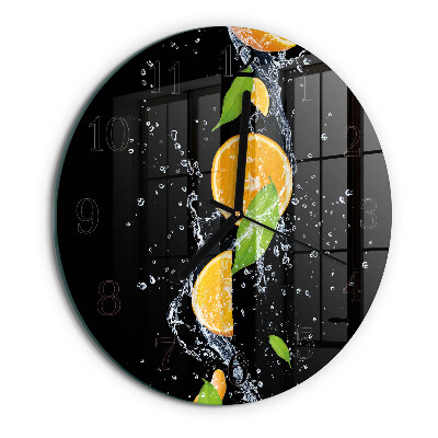 Reloj de pared redondo Naranjas
