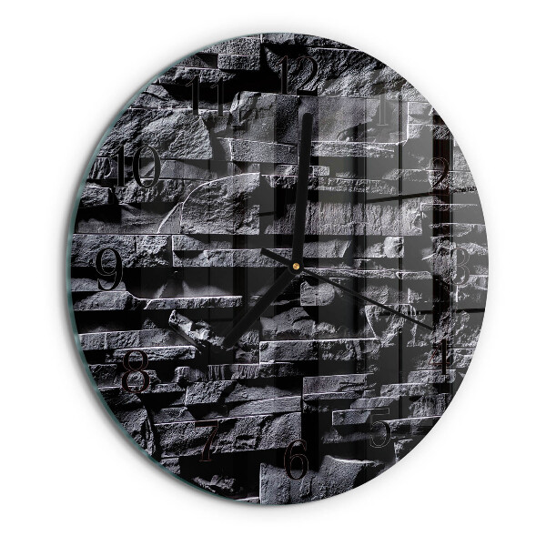 Reloj de pared redondo Piedras