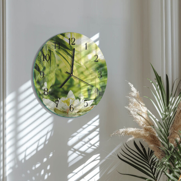 Reloj de pared redondo Naturaleza