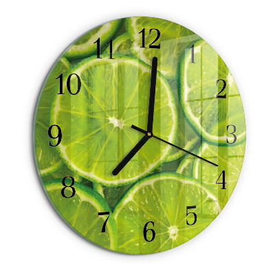 Reloj de pared redondo Carbonato de calcio