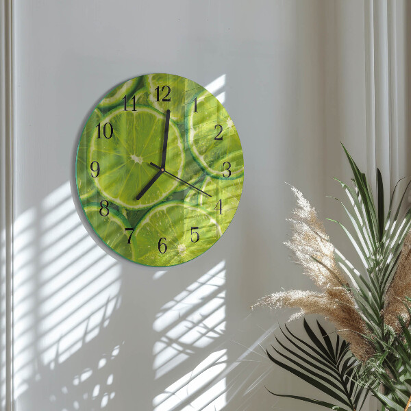 Reloj de pared redondo Carbonato de calcio