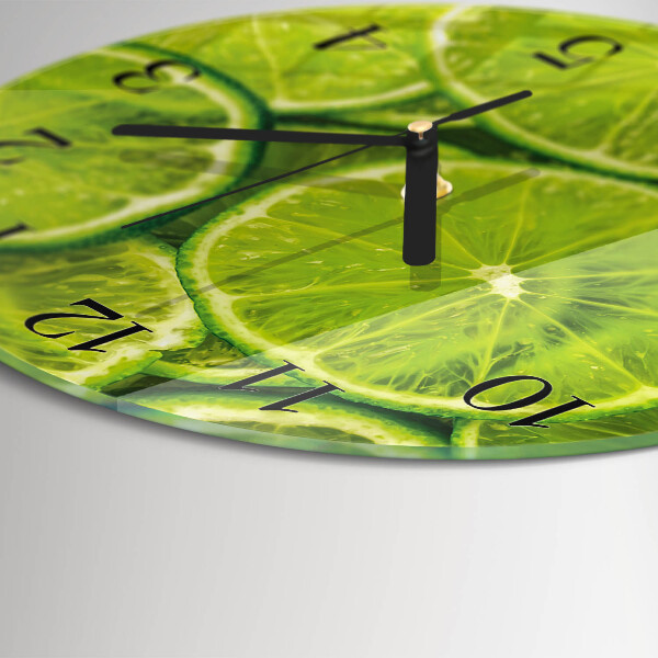 Reloj de pared redondo Carbonato de calcio