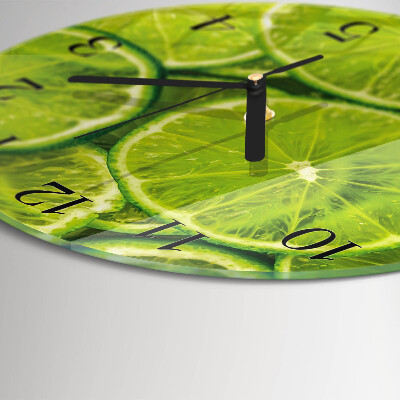 Reloj de pared redondo Carbonato de calcio