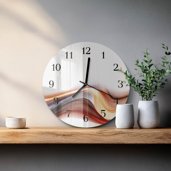 Reloj de pared redondo Abstracción