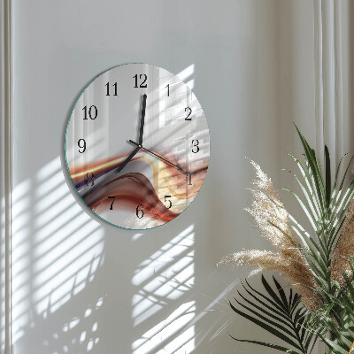 Reloj de pared redondo Abstracción