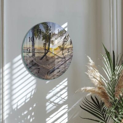 Reloj de pared redondo Hamaca