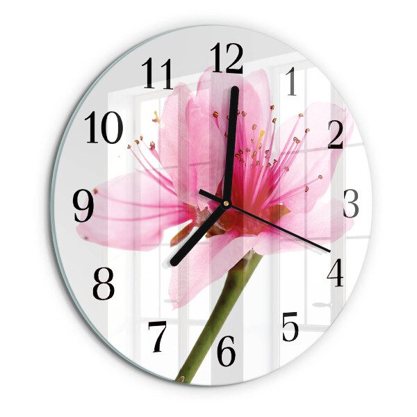 Reloj de pared redondo Flor