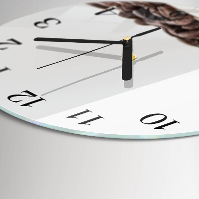 Reloj de pared redondo Granos de café