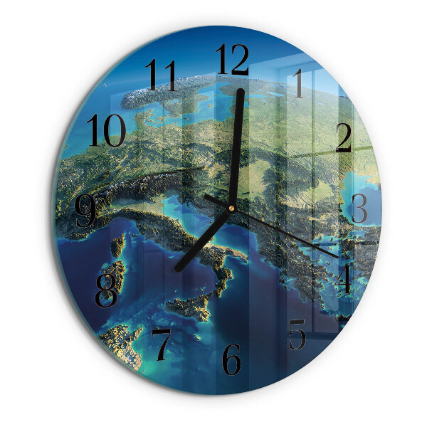 Reloj de pared redondo Tierra
