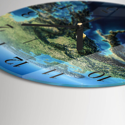 Reloj de pared redondo Tierra