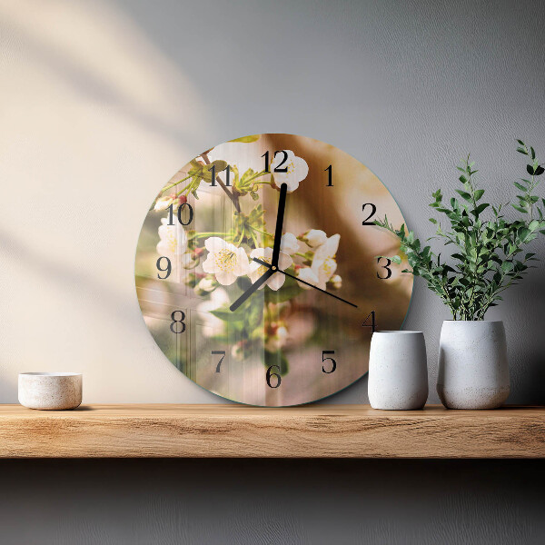 Reloj de pared redondo Naturaleza