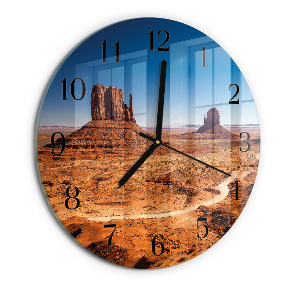 Reloj de pared redondo Desierto