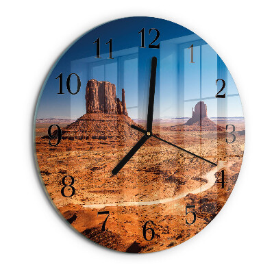 Reloj de pared redondo Desierto