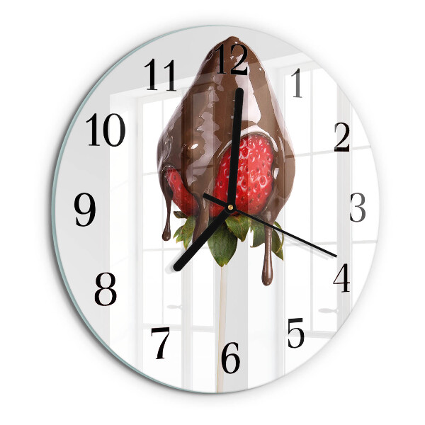 Reloj de pared redondo Chocolate