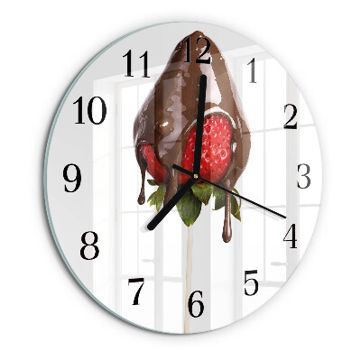 Reloj de pared redondo Chocolate