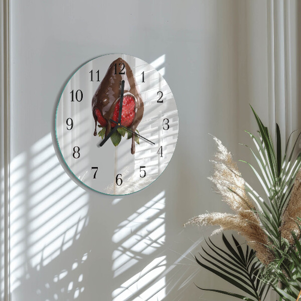 Reloj de pared redondo Chocolate