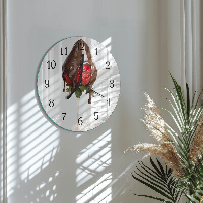 Reloj de pared redondo Chocolate