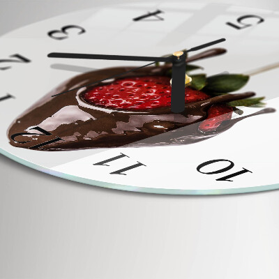 Reloj de pared redondo Chocolate