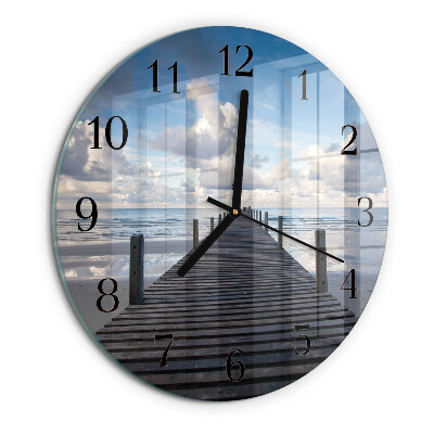 Reloj de pared redondo Puente
