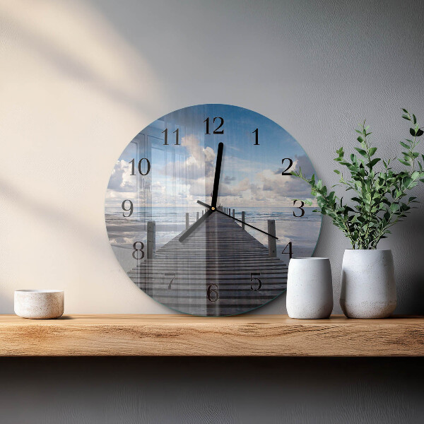 Reloj de pared redondo Puente