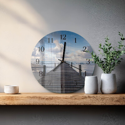 Reloj de pared redondo Puente