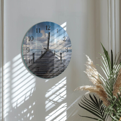 Reloj de pared redondo Puente