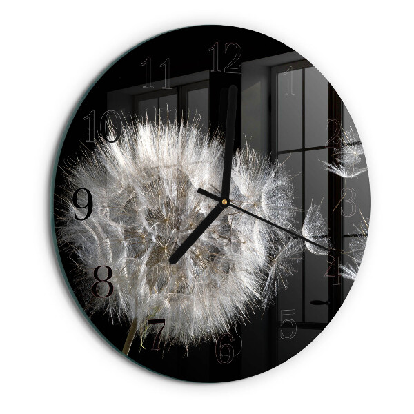 Reloj de pared redondo Diente de león