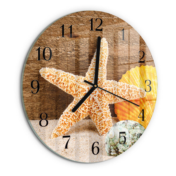 Reloj de pared redondo Estrella de mar