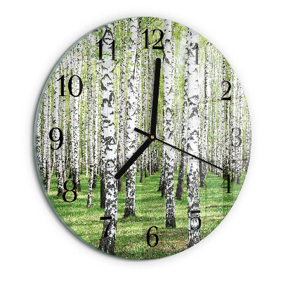 Reloj de pared redondo Abedul