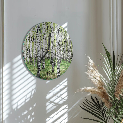 Reloj de pared redondo Abedul