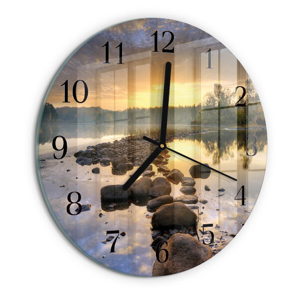 Reloj de pared redondo Lago Natura
