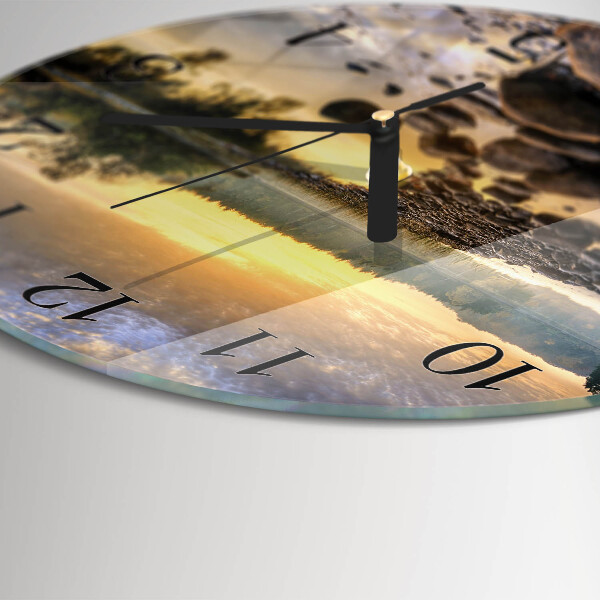 Reloj de pared redondo Lago Natura