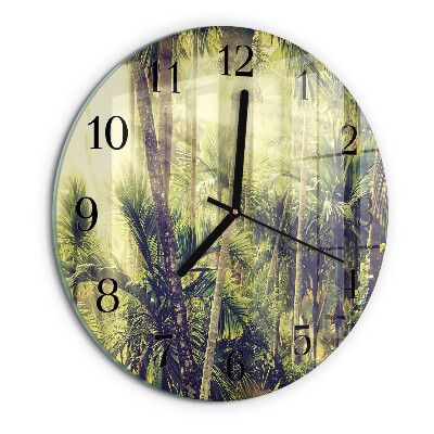 Reloj de pared redondo Palmeras