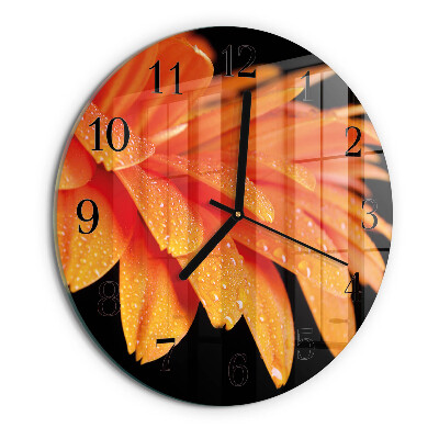 Reloj de pared redondo Gerbera