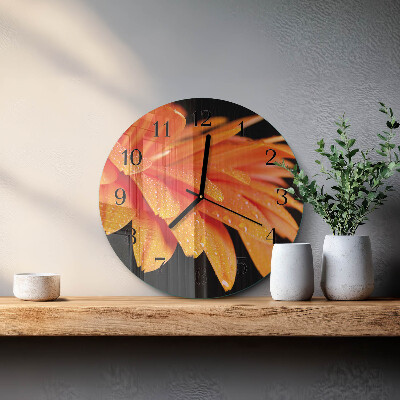 Reloj de pared redondo Gerbera