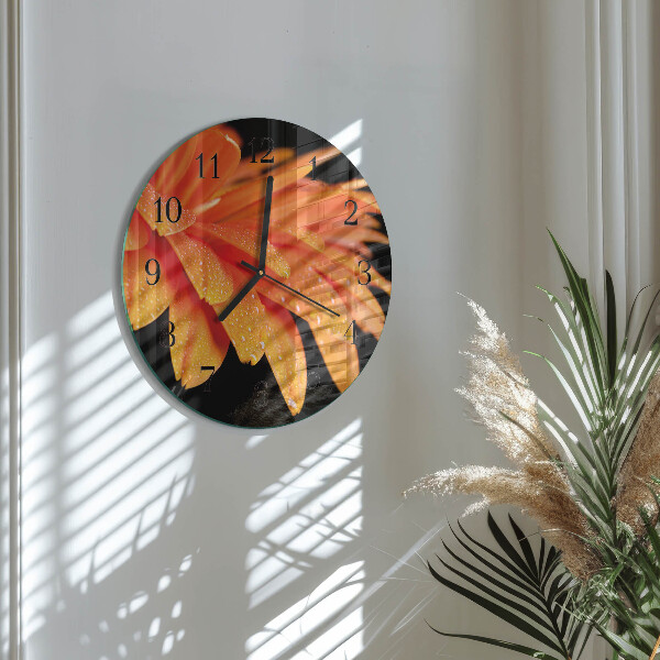 Reloj de pared redondo Gerbera