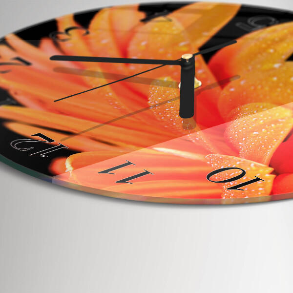 Reloj de pared redondo Gerbera