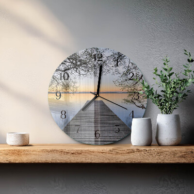 Reloj de pared redondo Oscuridad