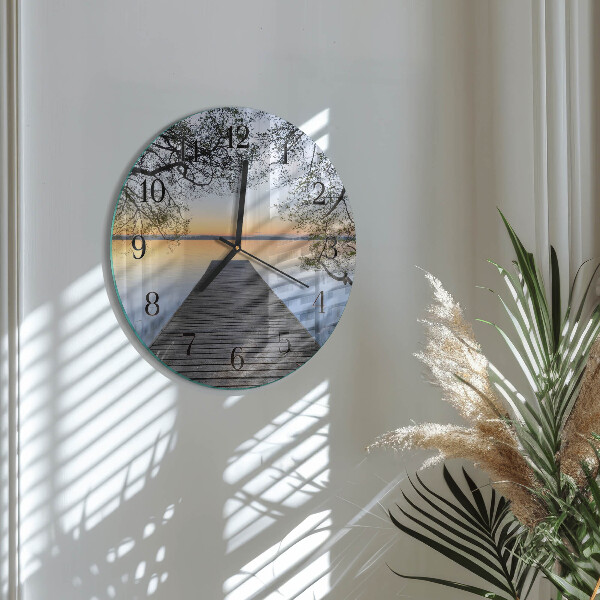 Reloj de pared redondo Oscuridad