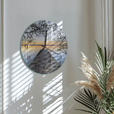 Reloj de pared redondo Oscuridad
