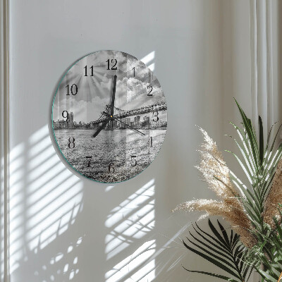 Reloj de pared redondo Puente
