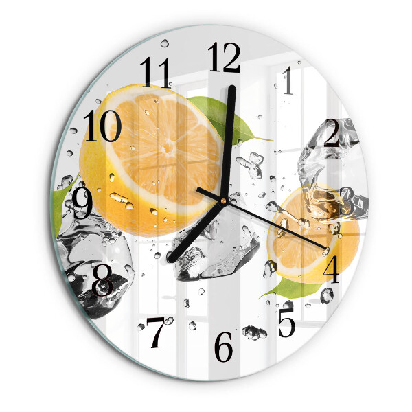 Reloj de pared redondo Cítrico